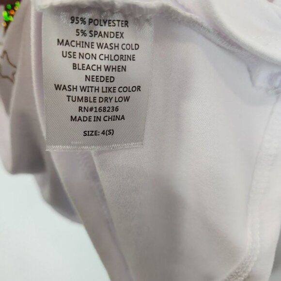 Girls Spoiled with Love Embossed Foil Graphic Tee - White - Size S (4)‎ - Picture 7 of 7